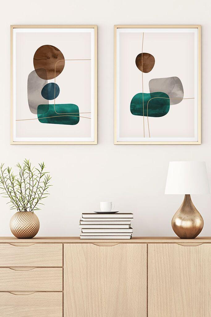 Слика во рамка Wallity Huhu29, 20x30 см, 2 дела