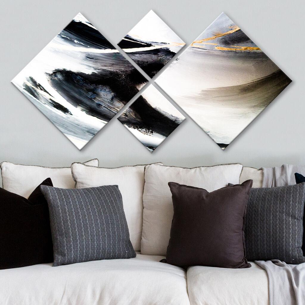 Слика Wallity 4MDF1872394075, 60x115 см, 4 дела