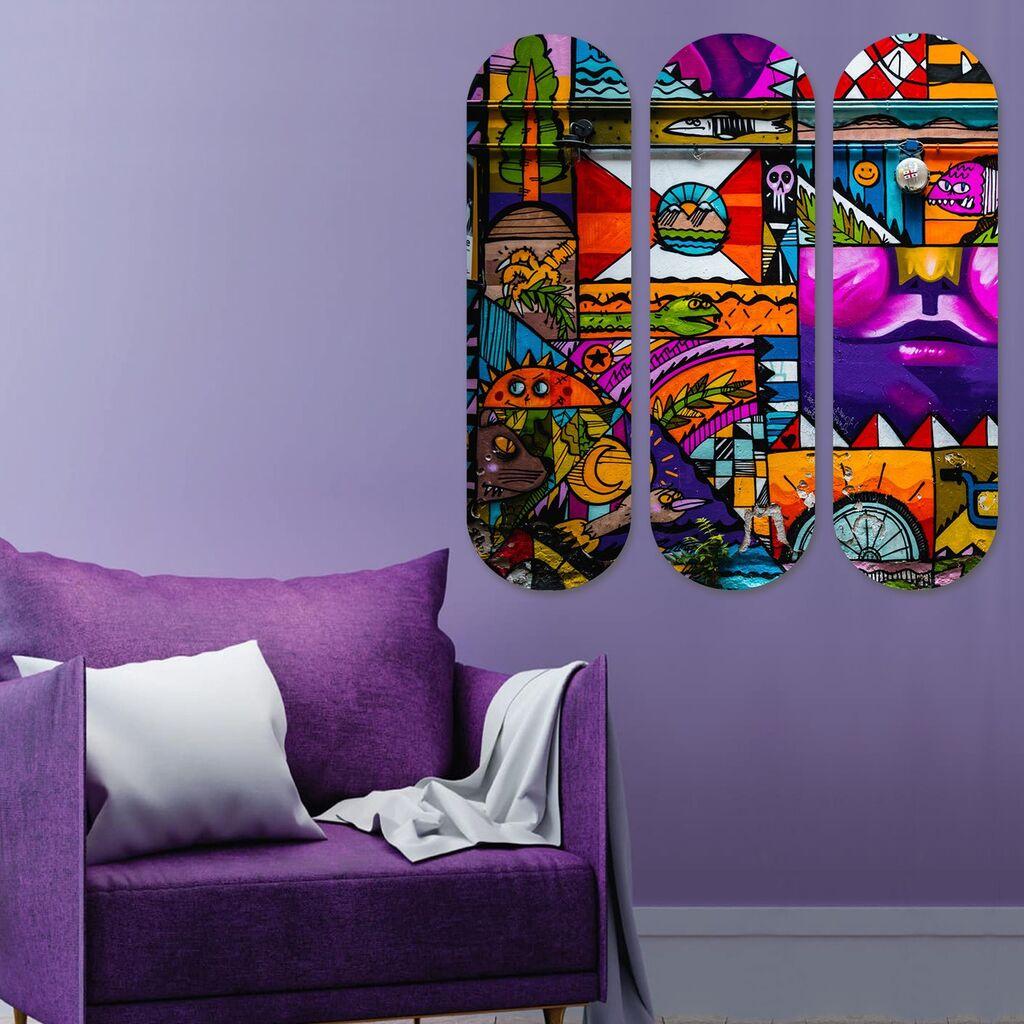 Слика Wallity 3KY3799, 70x70 см, 3 дела