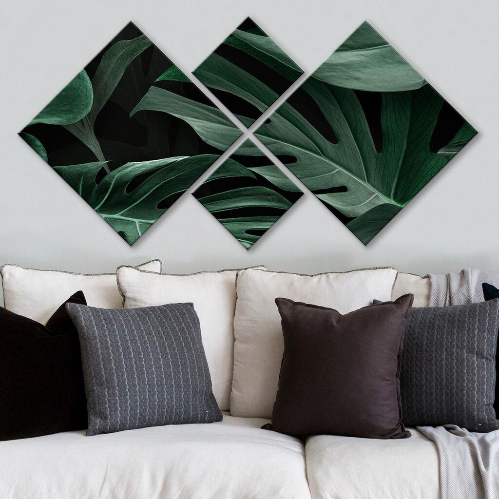 Слика Wallity 4MDF2294538, 60x115 см, 4 дела