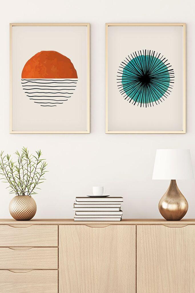 Слика во рамка Wallity Huhu31, 20x30 см, 2 дела