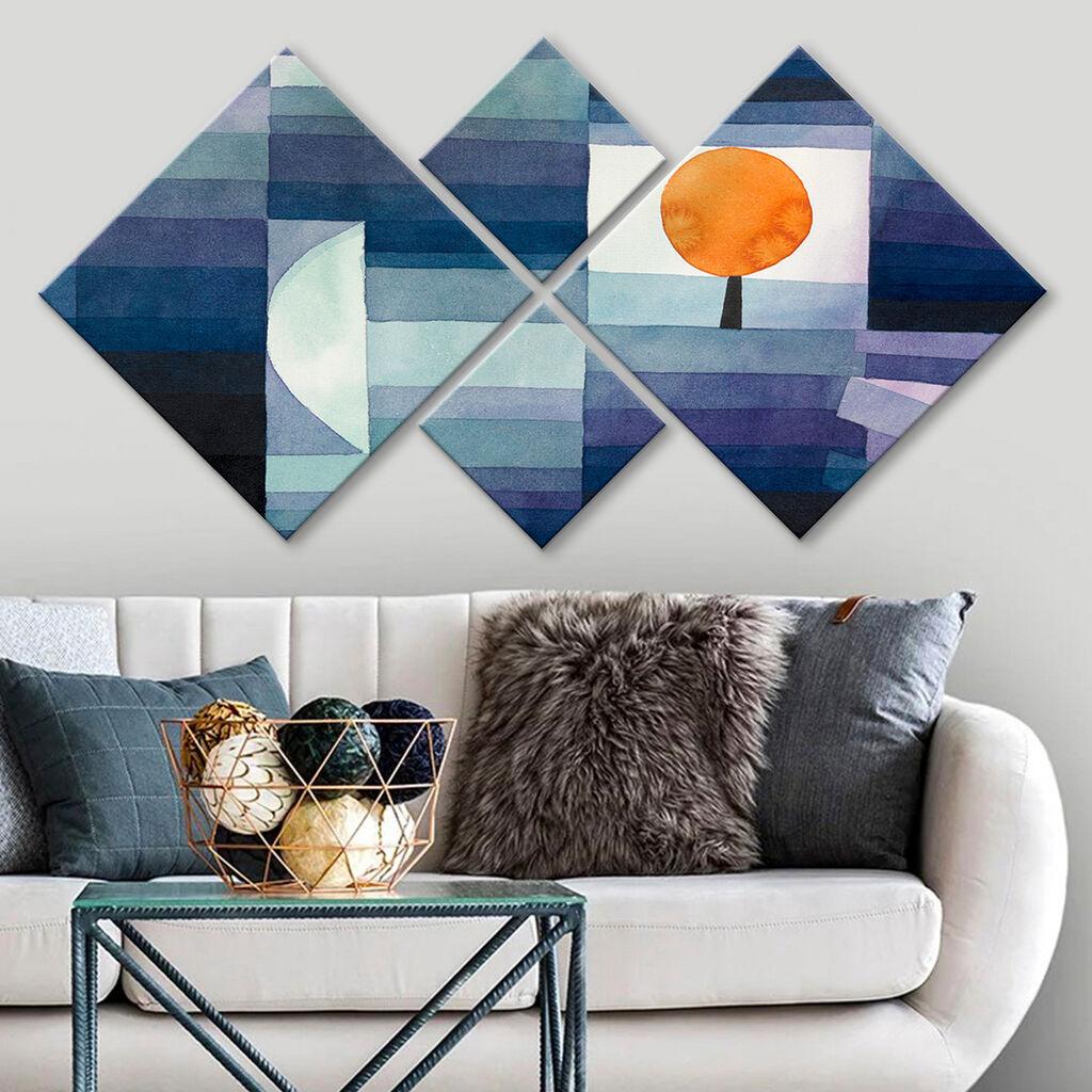 Слика Wallity 4MDF2988860, 60x115 см, 4 дела