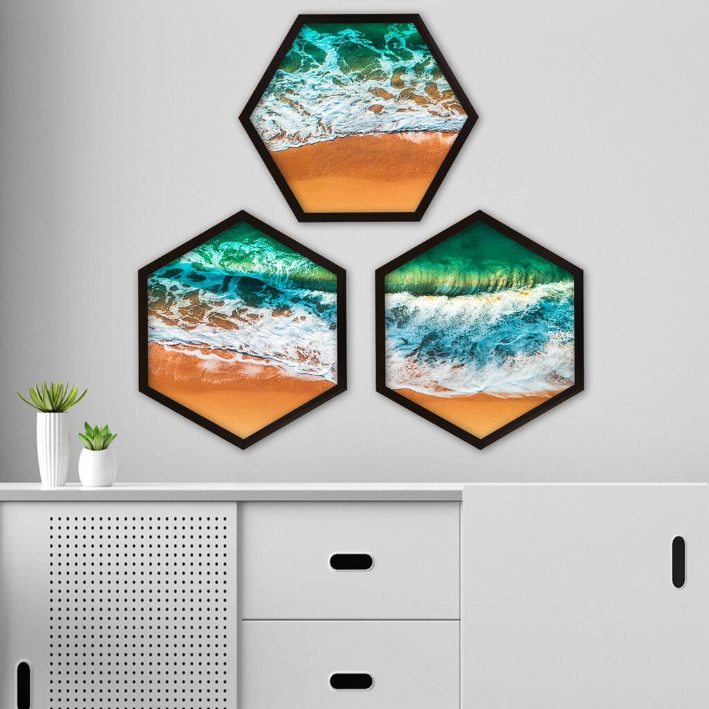 Wallity врамена слика 6GEN1322005649, 35x35 см, 3 дела