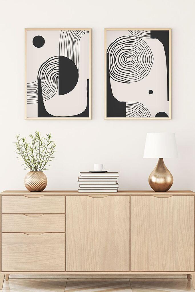 Слика во рамка Wallity Huhu75, 20x30 см, 2 дела