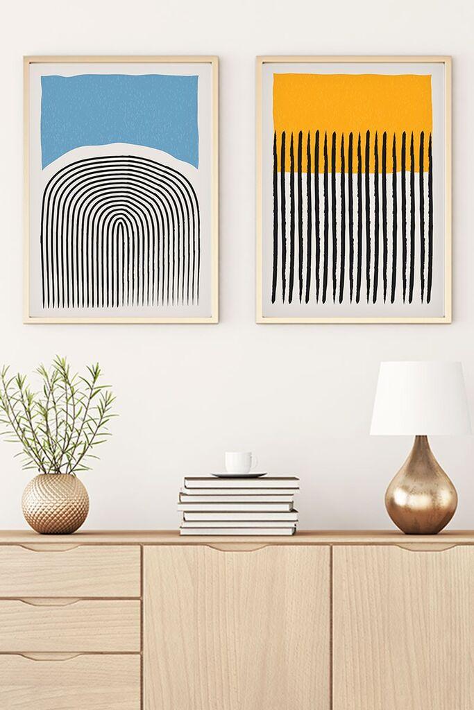 Врамена слика Wallity Huhu50, 20x30 см, 2 дела