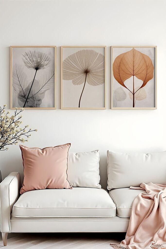 Слика во рамка Wallity Huhu481, ​​​​50x70 см, 3 дела