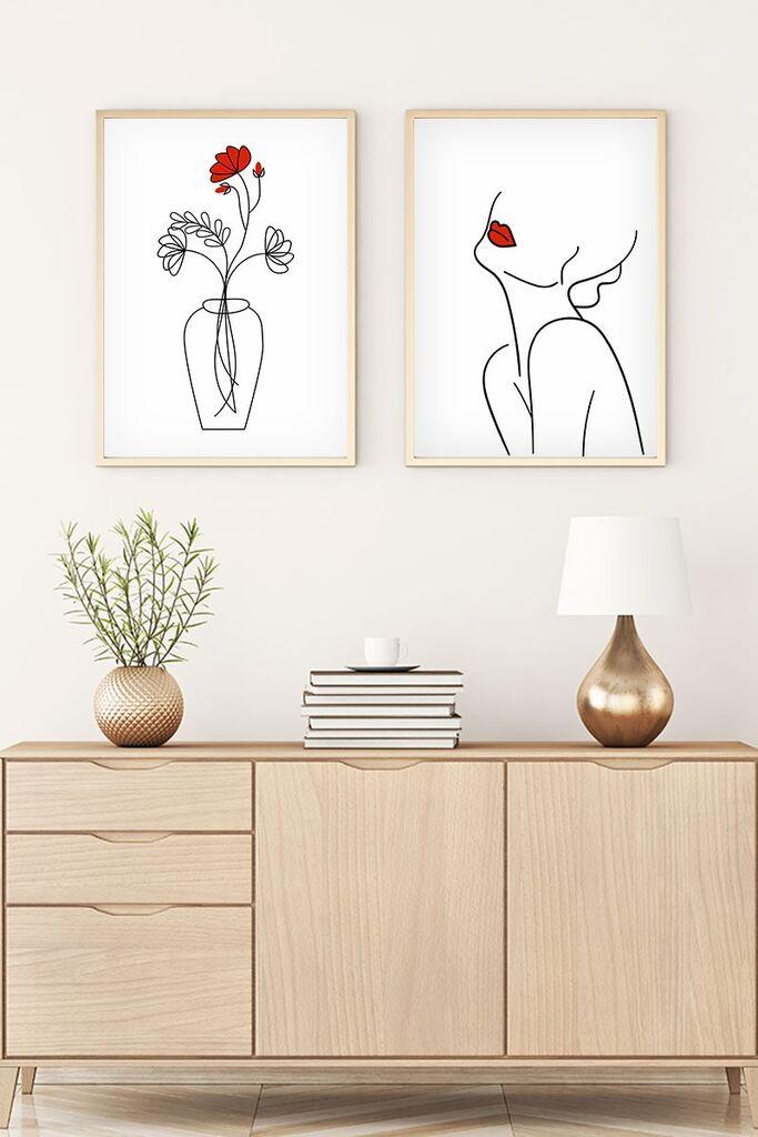 Слика во рамка Wallity Huhu188, 20x30 см, 2 дела