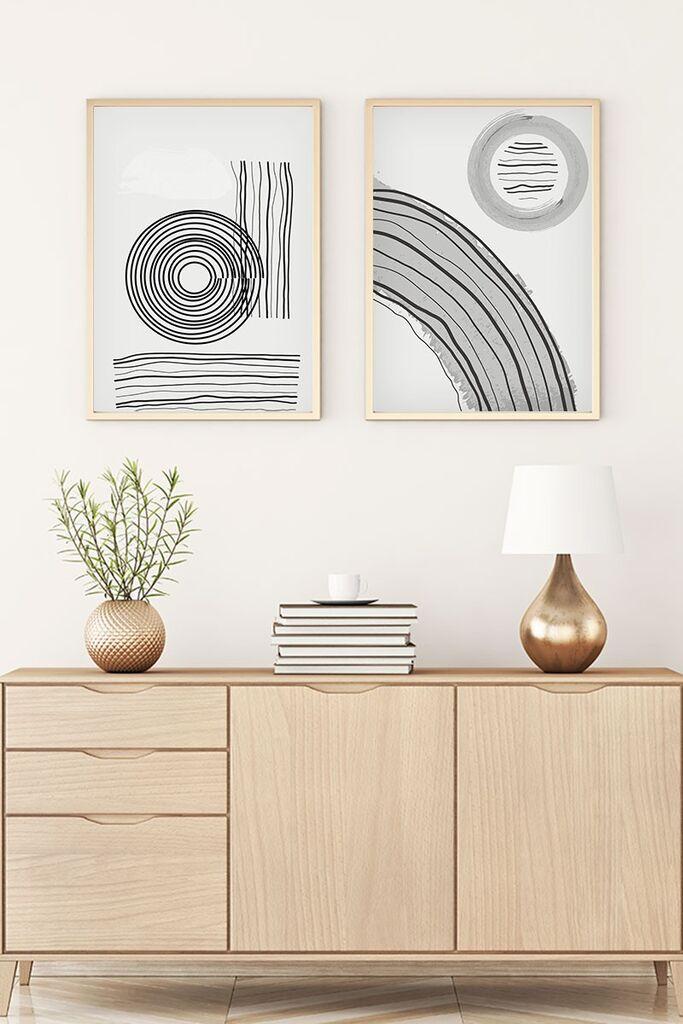 Слика во рамка Wallity Huhu58, 20x30 см, 2 дела