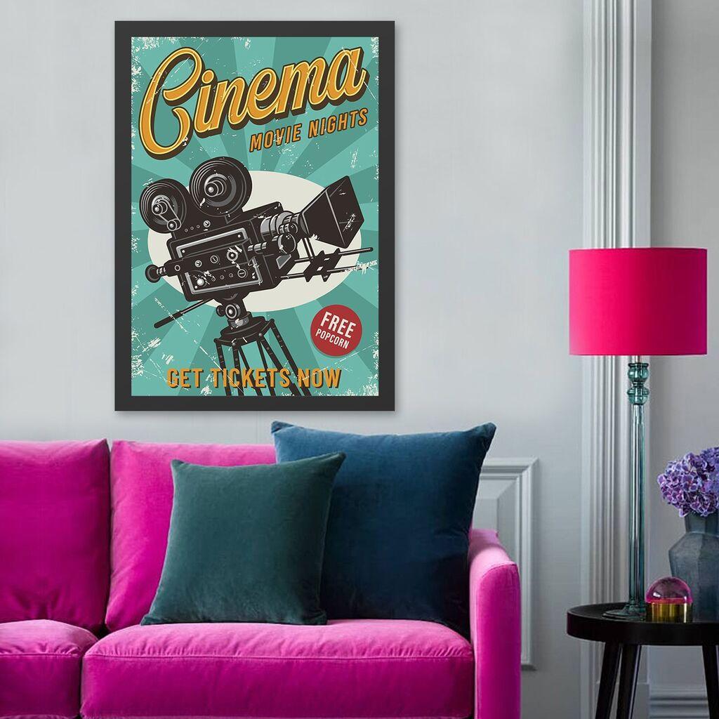 Wallity врамена слика Cinema 6, 35x45 см