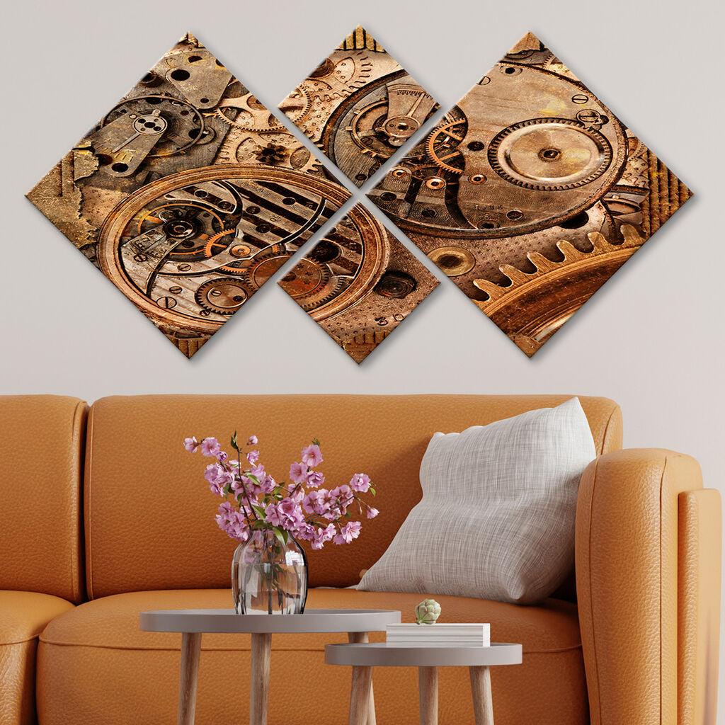 Слика Wallity 4MDF245256766, 60x115 см, 4 дела