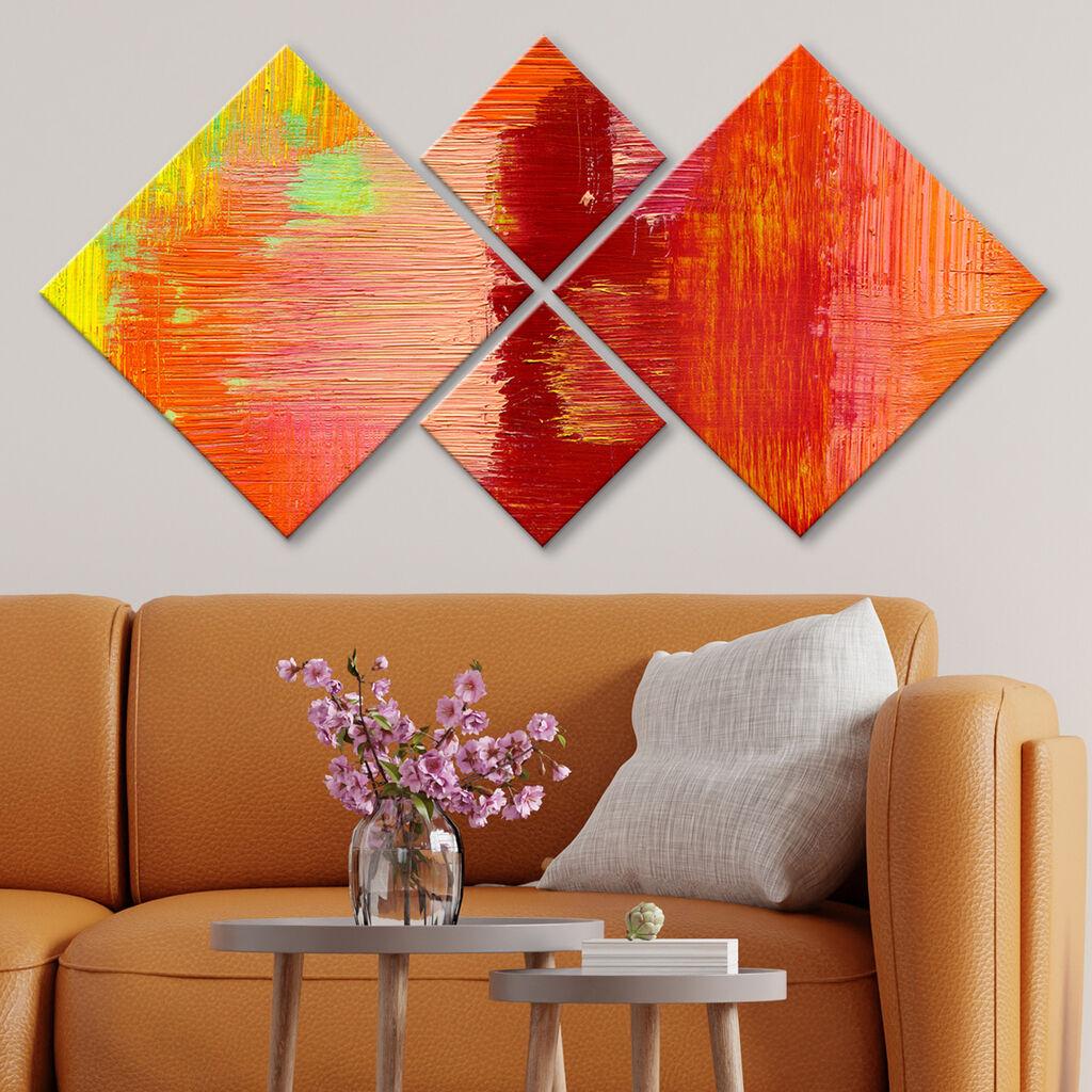 Слика Wallity 4MDF40428634, 60x115 см, 4 дела