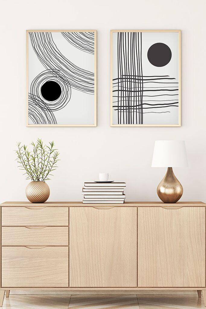 Слика во рамка Wallity Huhu59, 30x40 см, 2 дела