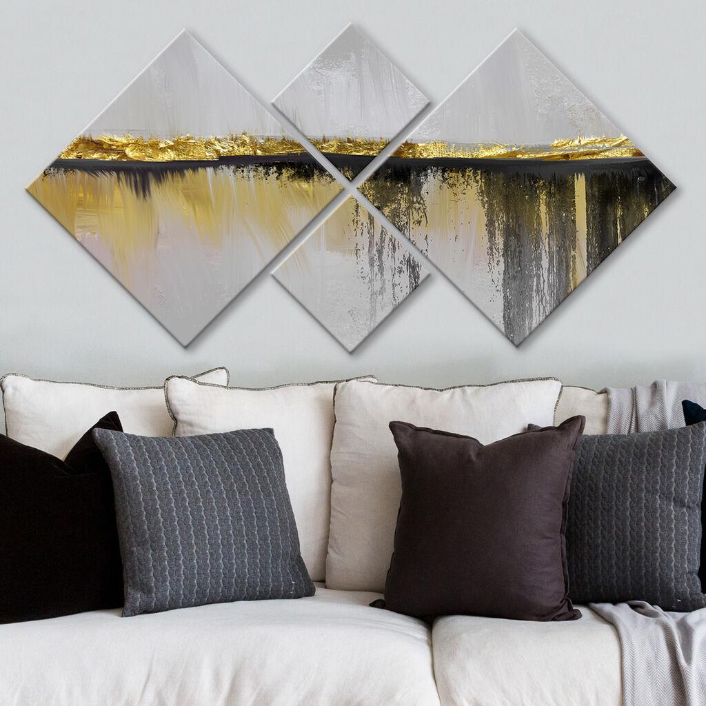 Слика Wallity 4MDF1969813516, 60x115 см, 4 дела