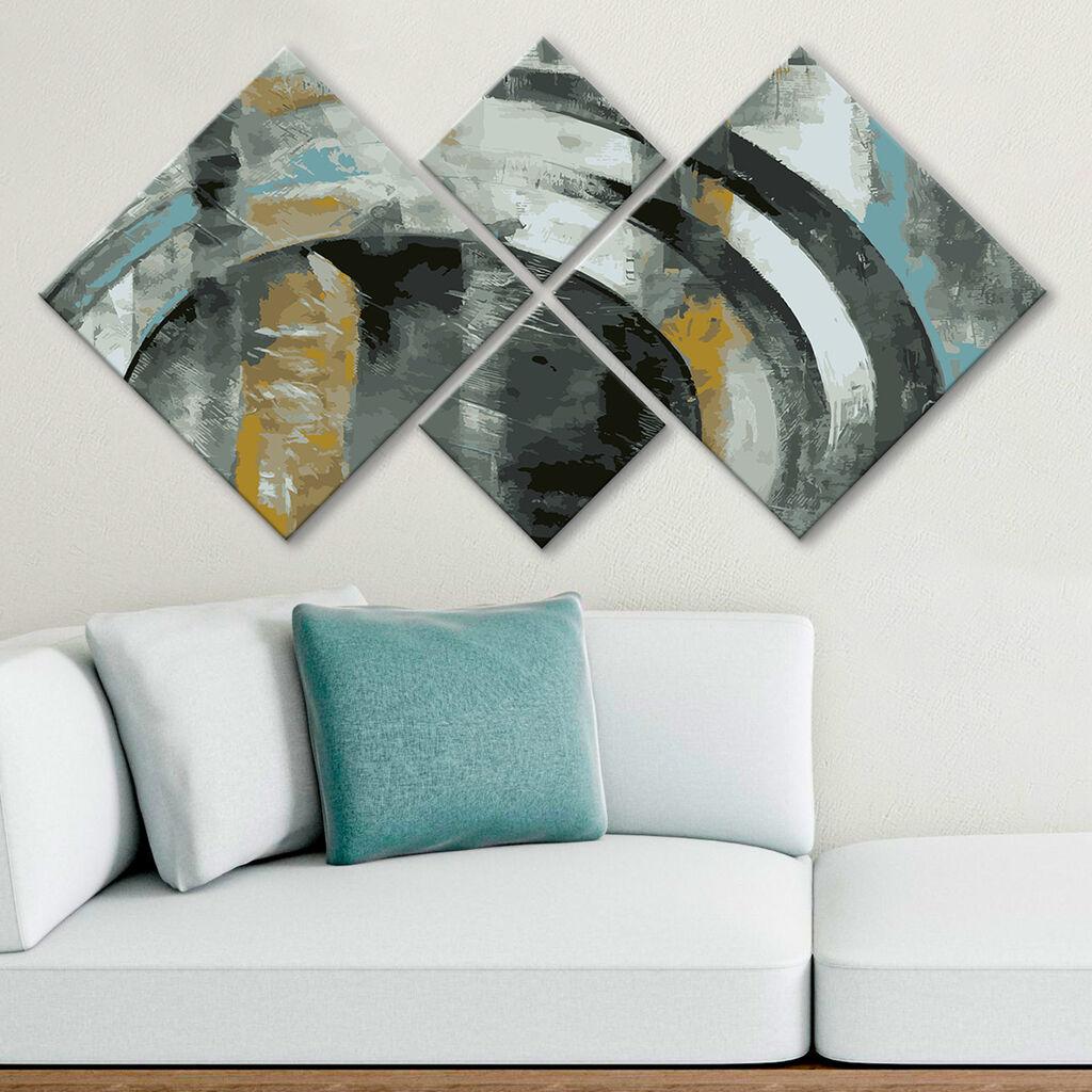 Слика Wallity 4MDF201369428, 60x115 см, 4 дела