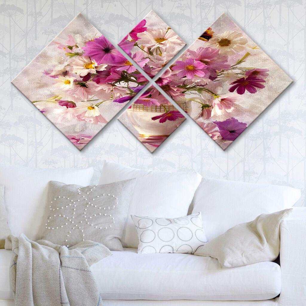 Слика Wallity 4MDF96047420, 60x115 см, 4 дела