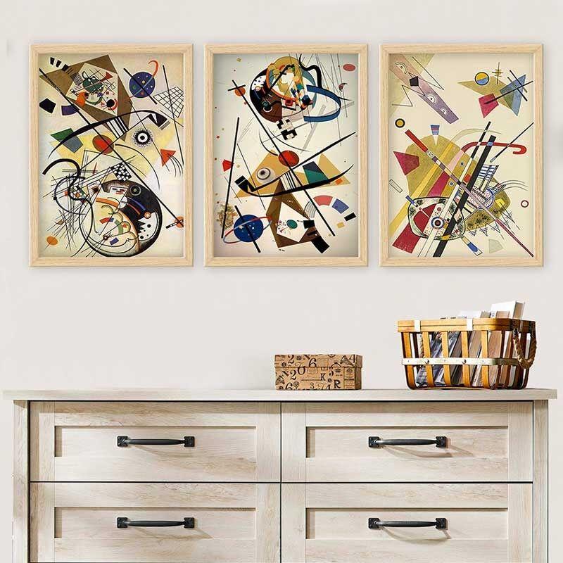 Слика во рамка Wallity 3NTC_UN2962870_5575, 55x75 см, 3 дела