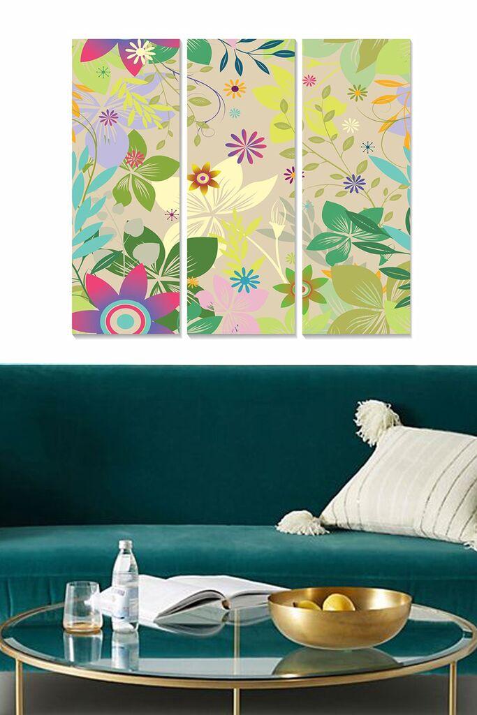 Wallity слика MDF0026, 70x50 см, 3 дела