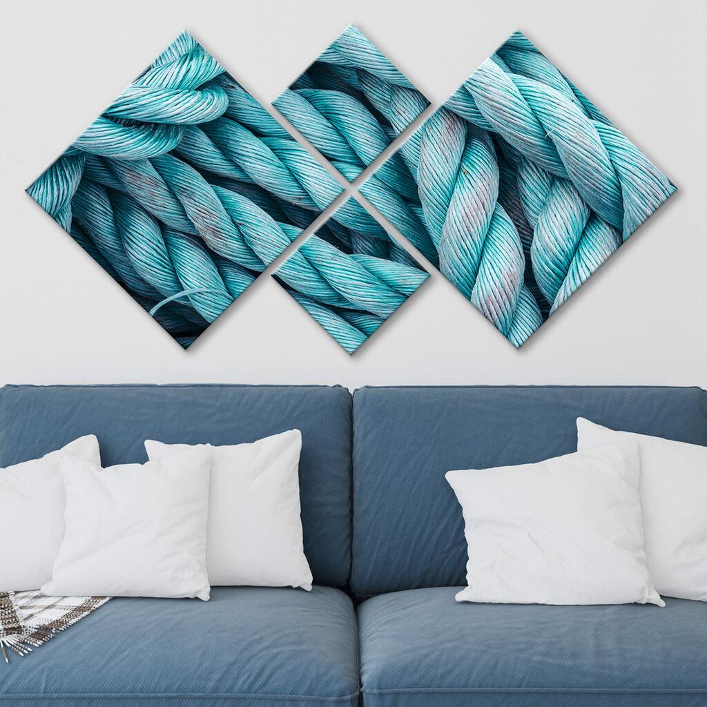 Слика Wallity 4MDF262573769, 60x115 см, 4 дела