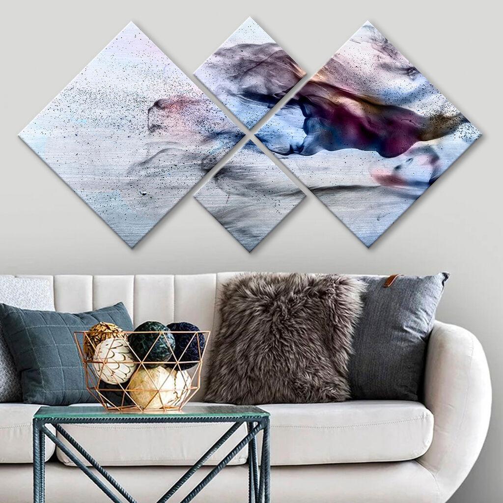 Слика Wallity 4MDF577539, 60x115 см, 4 дела