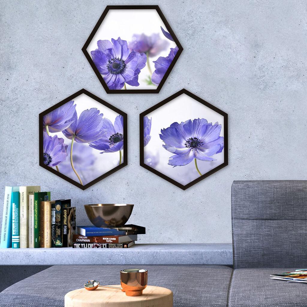 Wallity врамена слика 6GEN168033, 35x35 см, 3 дела