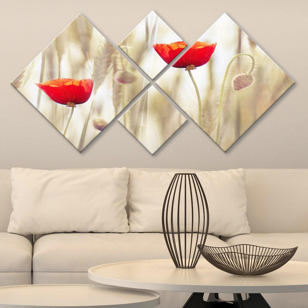 Слика Wallity 4MDF4777109, 60x115 см, 4 дела