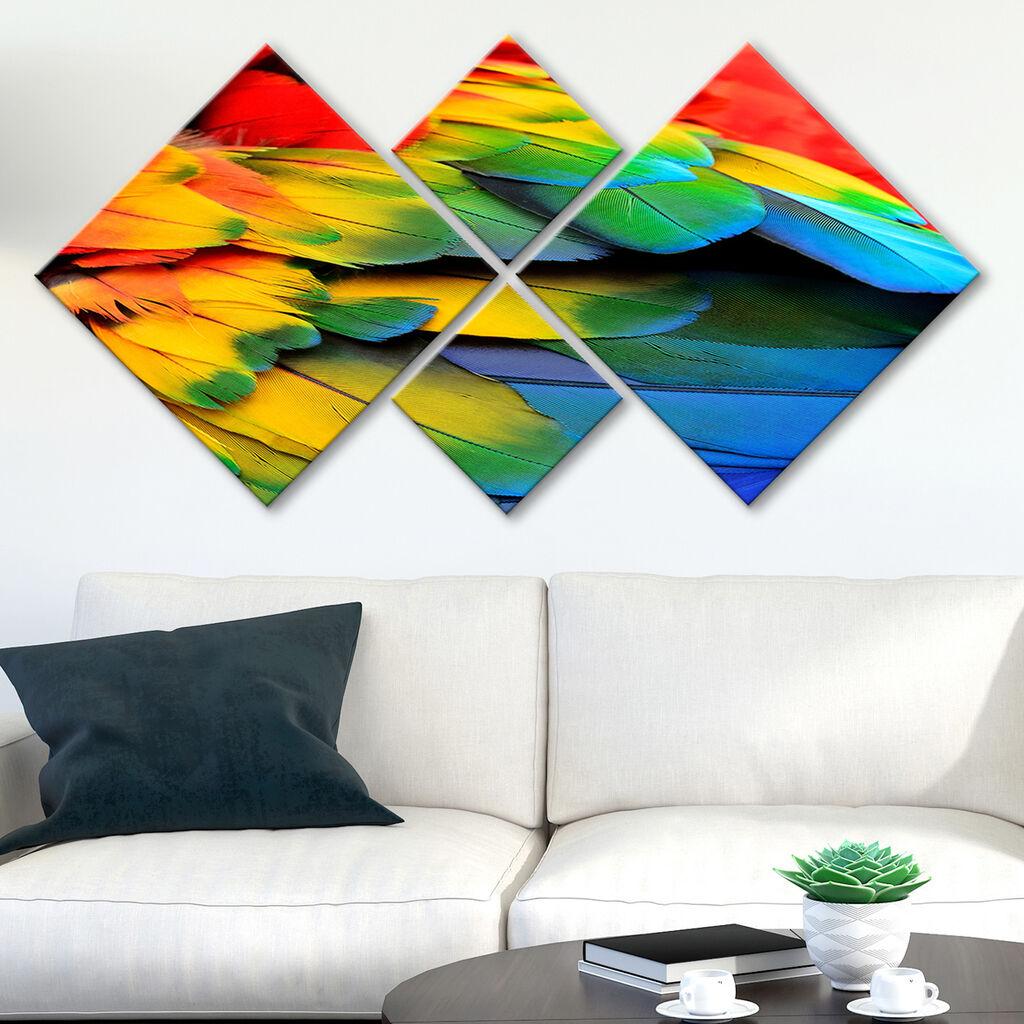 Слика Wallity 4MDF313160582, 60x115 см, 4 дела