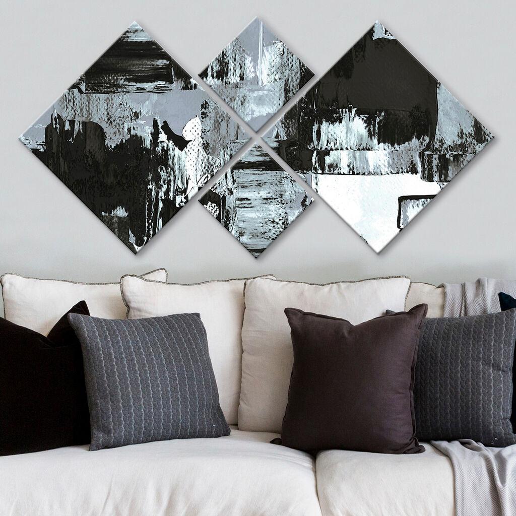 Слика Wallity 4MDF3475634, 60x115 см, 4 дела