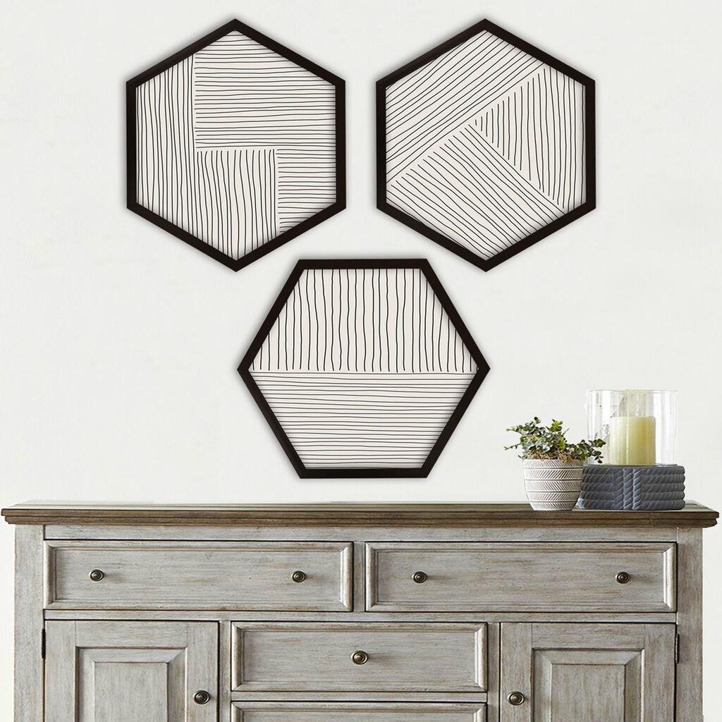 Wallity врамена слика 6GEN176692, 35x35 см, 3 дела