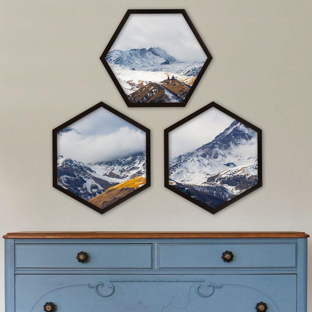 Wallity врамена слика 6GEN369269646, 35x35 см, 3 дела