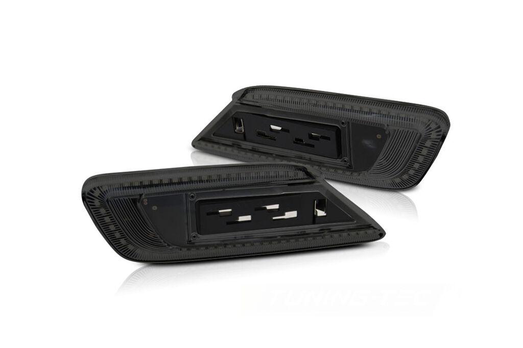 AUTOLUX Комплет странични LED жмигавци за Mini Clubman F54 2015-2019 со црна  основа