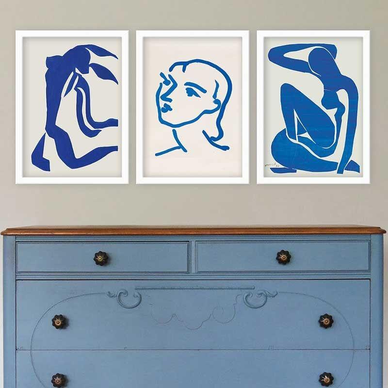 Слика во рамка Wallity 3BC_UN024616_5575, 55x75 см, 3 дела