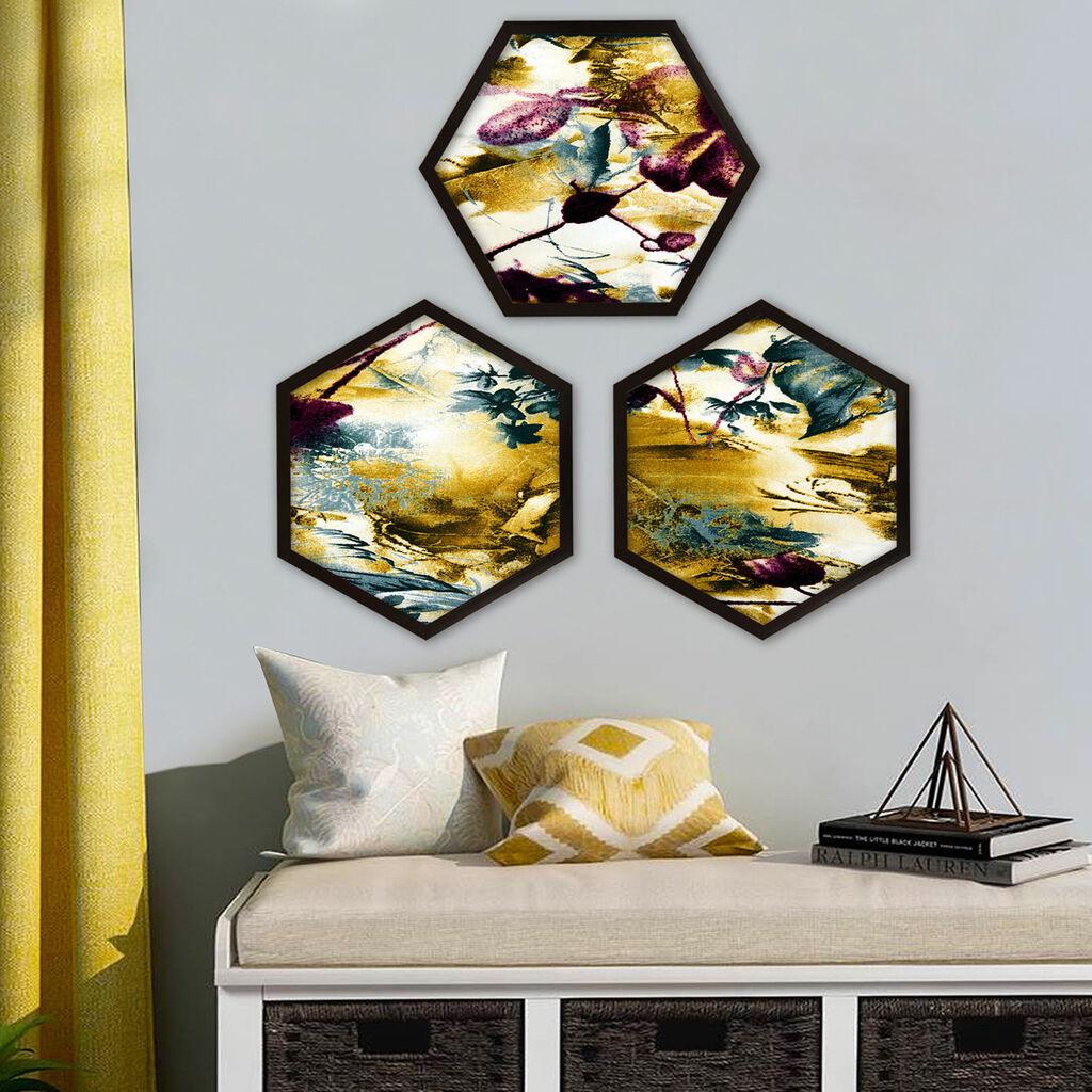 Wallity врамена слика 6GEN2162075, 35x35 см, 3 дела