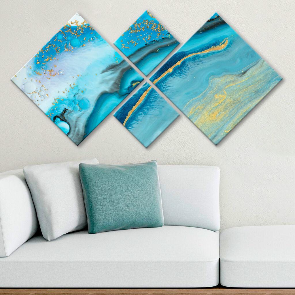 Слика Wallity 4MDF2032644, 60x115 см, 4 дела