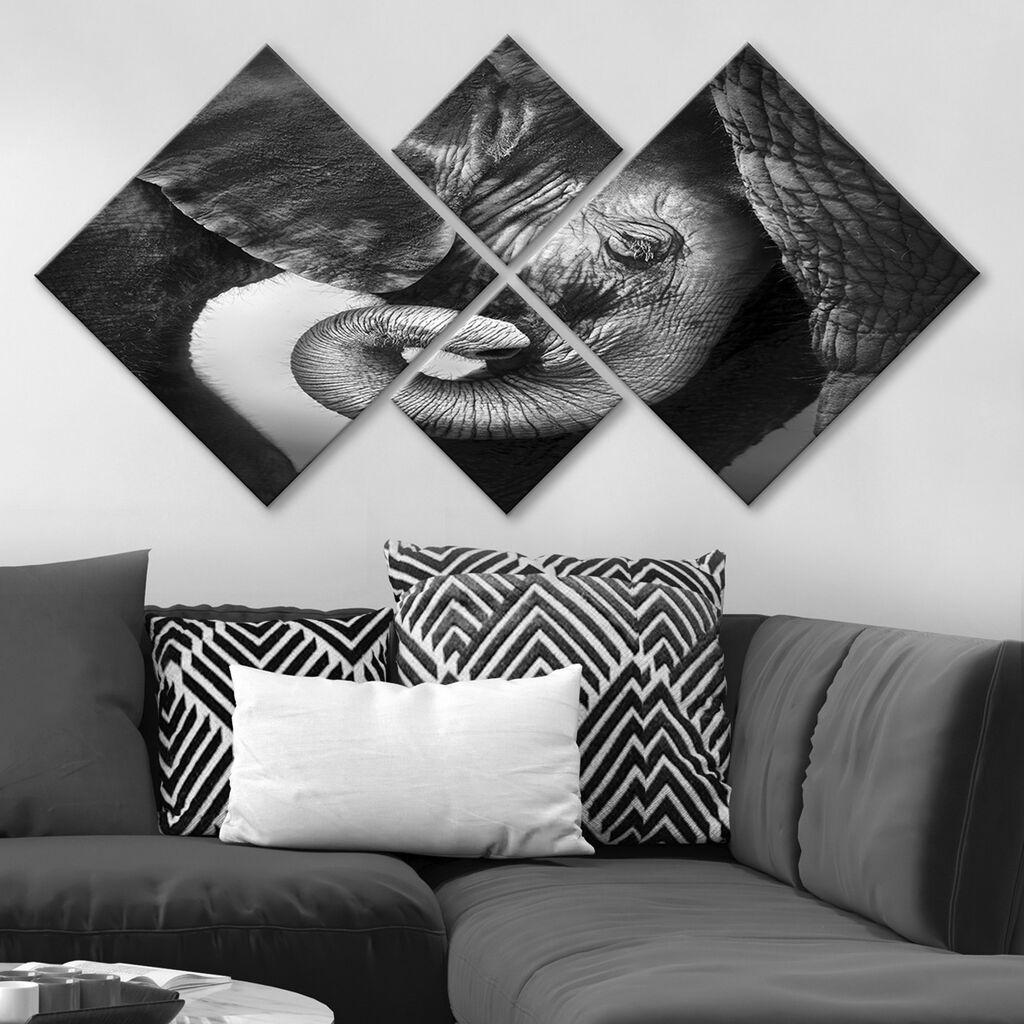 Слика Wallity 4MDF99284861, 60x115 см, 4 дела