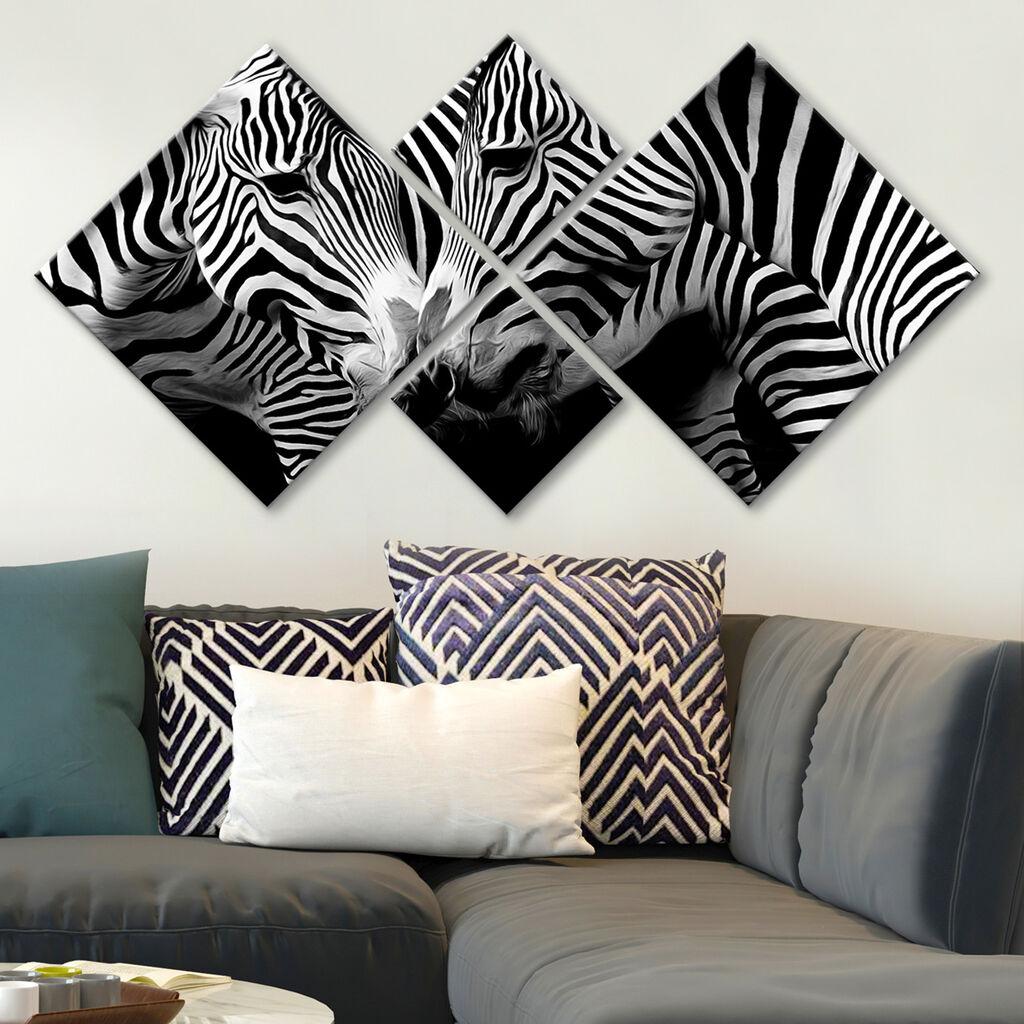 Слика Wallity 4MDF266434, 60x115 см, 4 дела