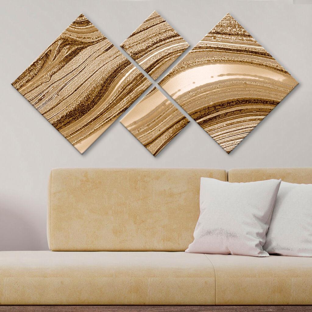 Слика Wallity 4MDF596699, 60x115 см, 4 дела