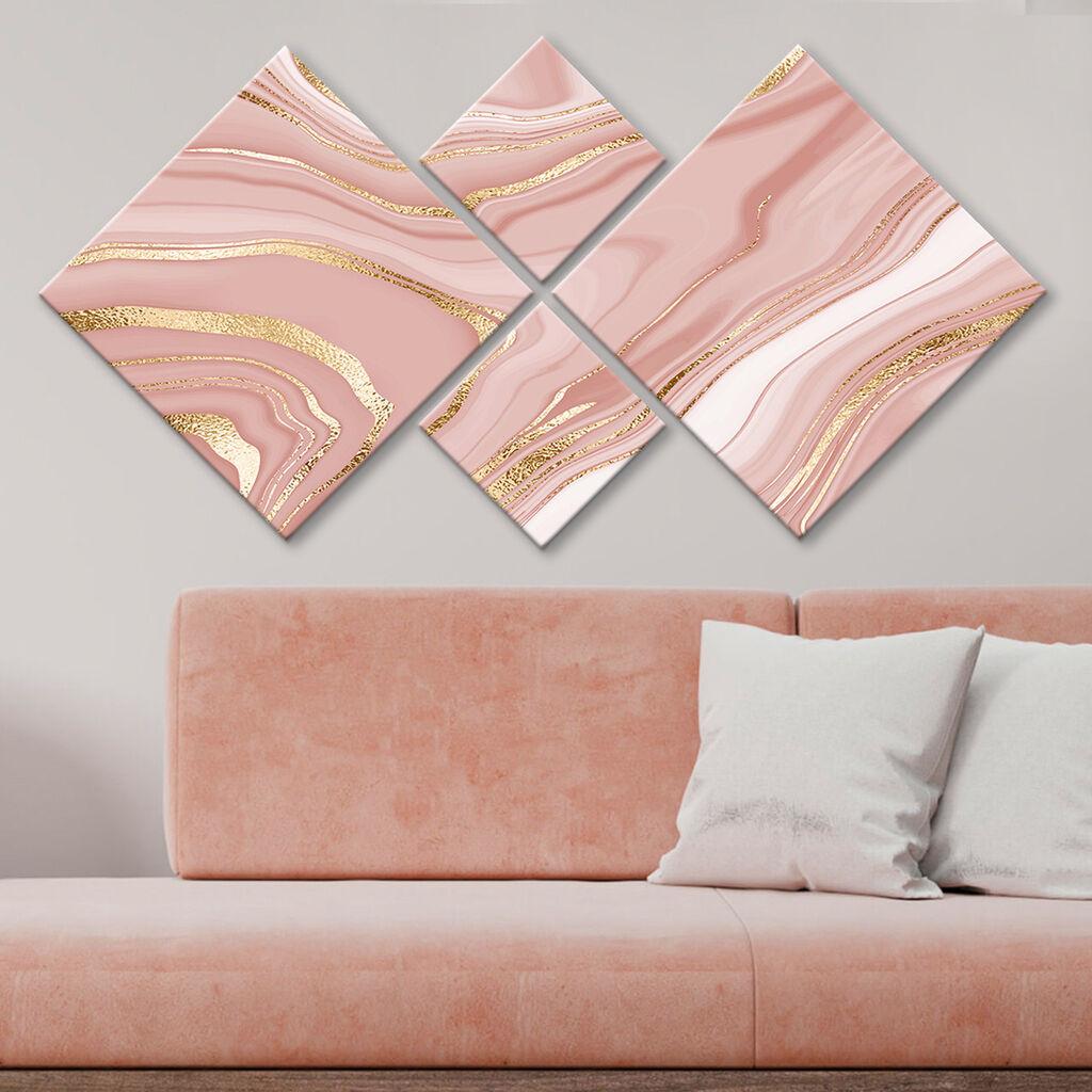 Слика Wallity 4MDF1767810080, 60x115 см, 4 дела