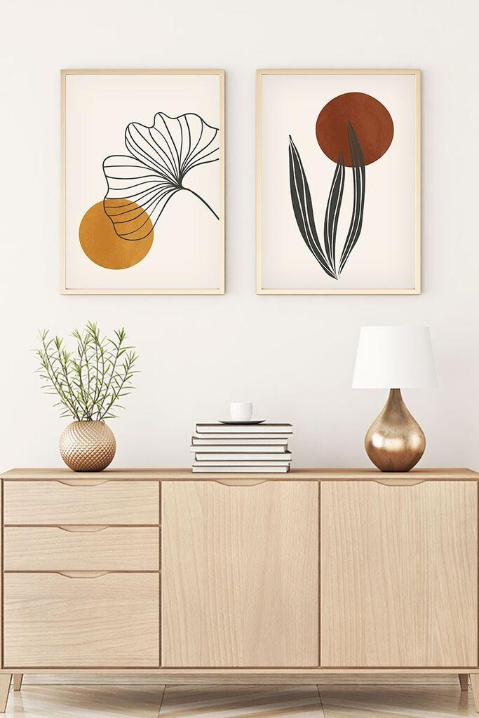 Слика во рамка Wallity Huhu83, 20x30 см, 2 дела