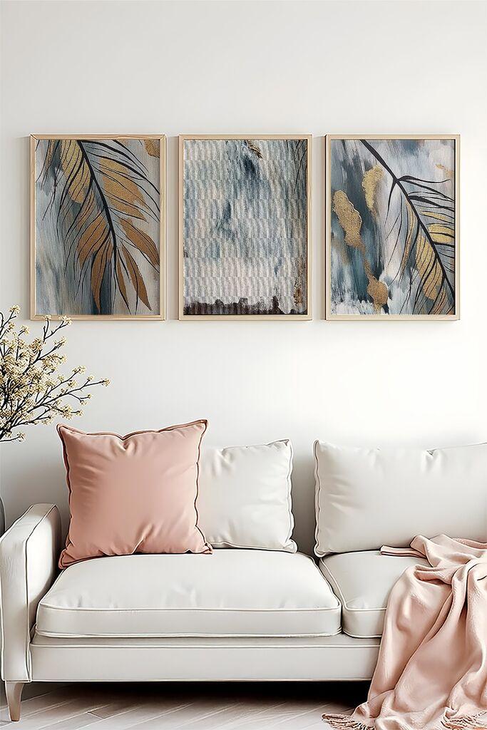 Слика во рамка Wallity Huhu477, 20x30 см, 3 дела