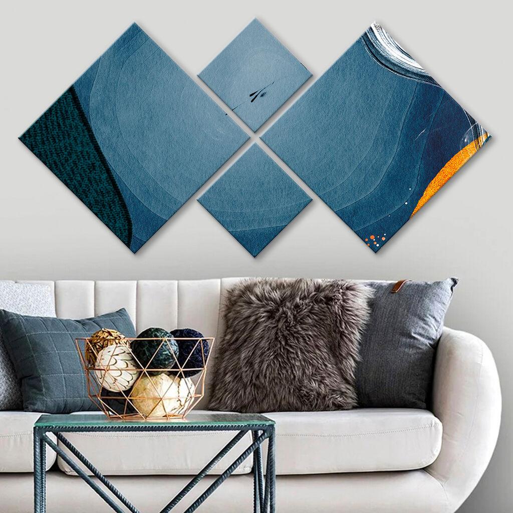 Слика Wallity 4MDF2209796, 60x115 см, 4 дела