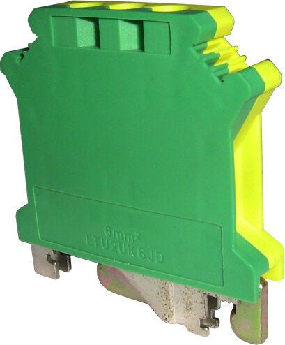 Alfa Electric Клема 4mm² жолто-зелена ВС