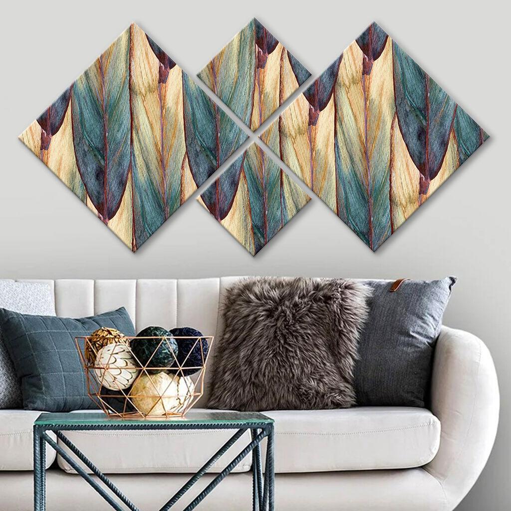 Слика Wallity 4MDF1711530928, 60x115 см, 4 дела