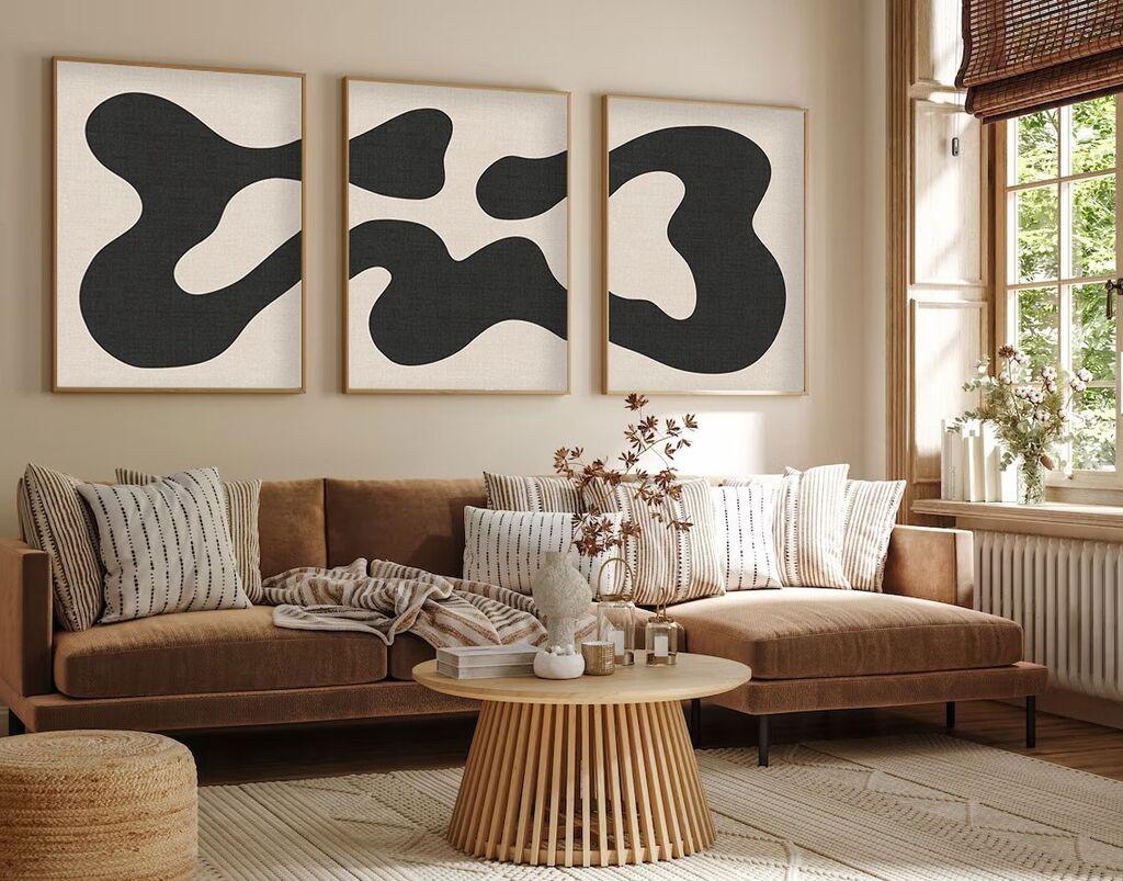 Слика во рамка Wallity Huhu199, 20x30 см, 3 дела