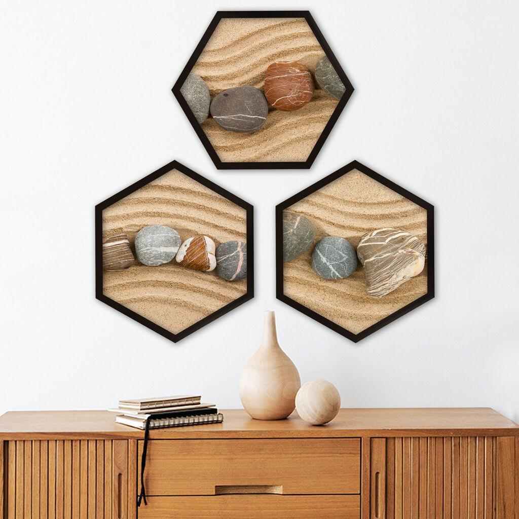 Wallity врамена слика 6GEN150269, 35x35 см, 3 дела