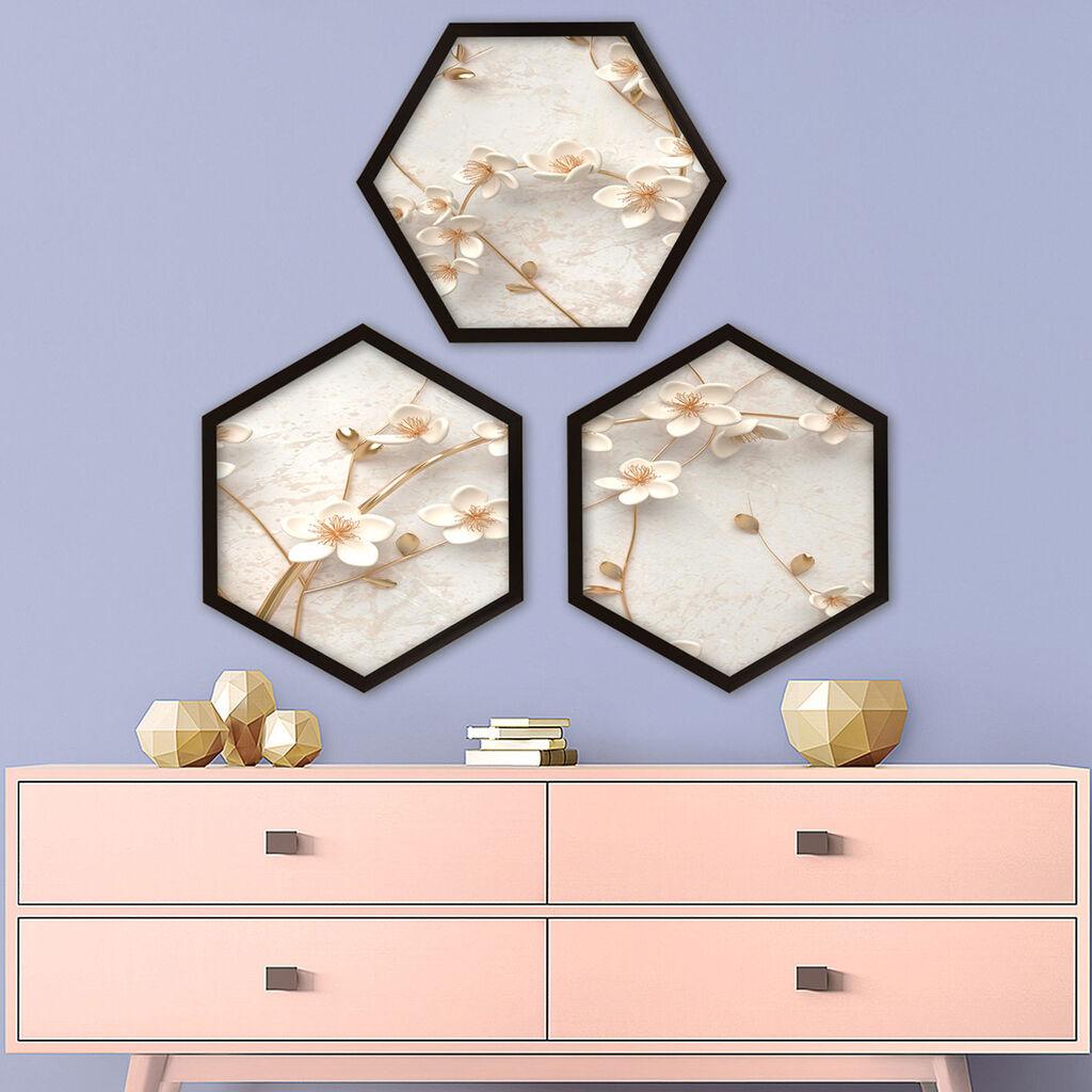 Wallity врамена слика 6GEN1385636237, 35x35 см, 3 дела