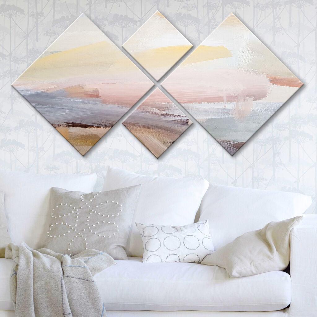 Слика Wallity 4MDF1053182372, 60x115 см, 4 дела