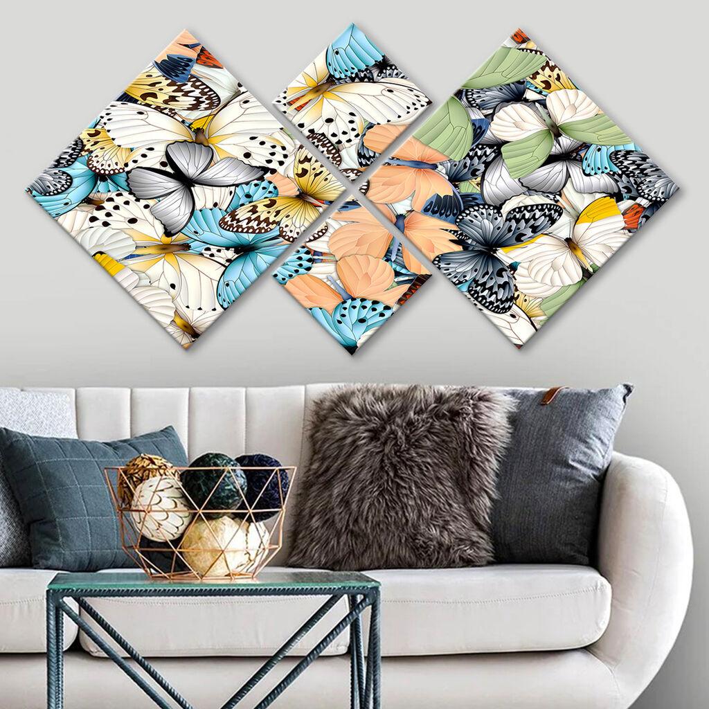 Слика Wallity 4MDF709257052, 60x115 см, 4 дела