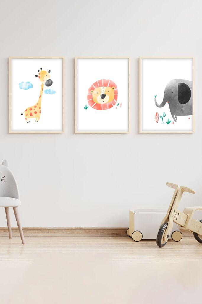 Слика во рамка Wallity Huhu150, 35x50 см, 3 дела