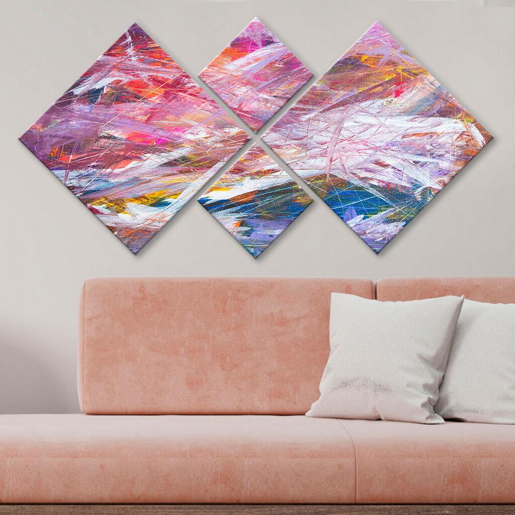 Слика Wallity 4MDF560238, 60x115 см, 4 дела