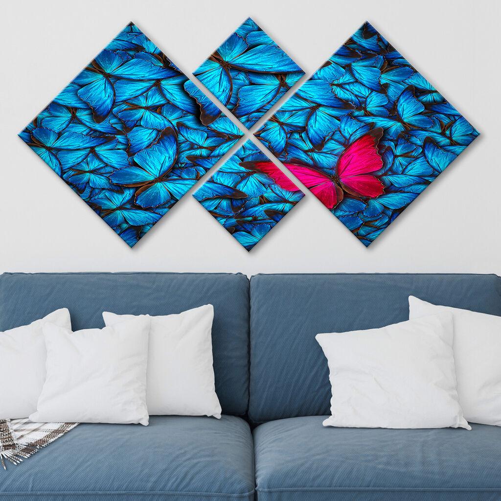 Слика Wallity 4MDF210081253, 60x115 см, 4 дела